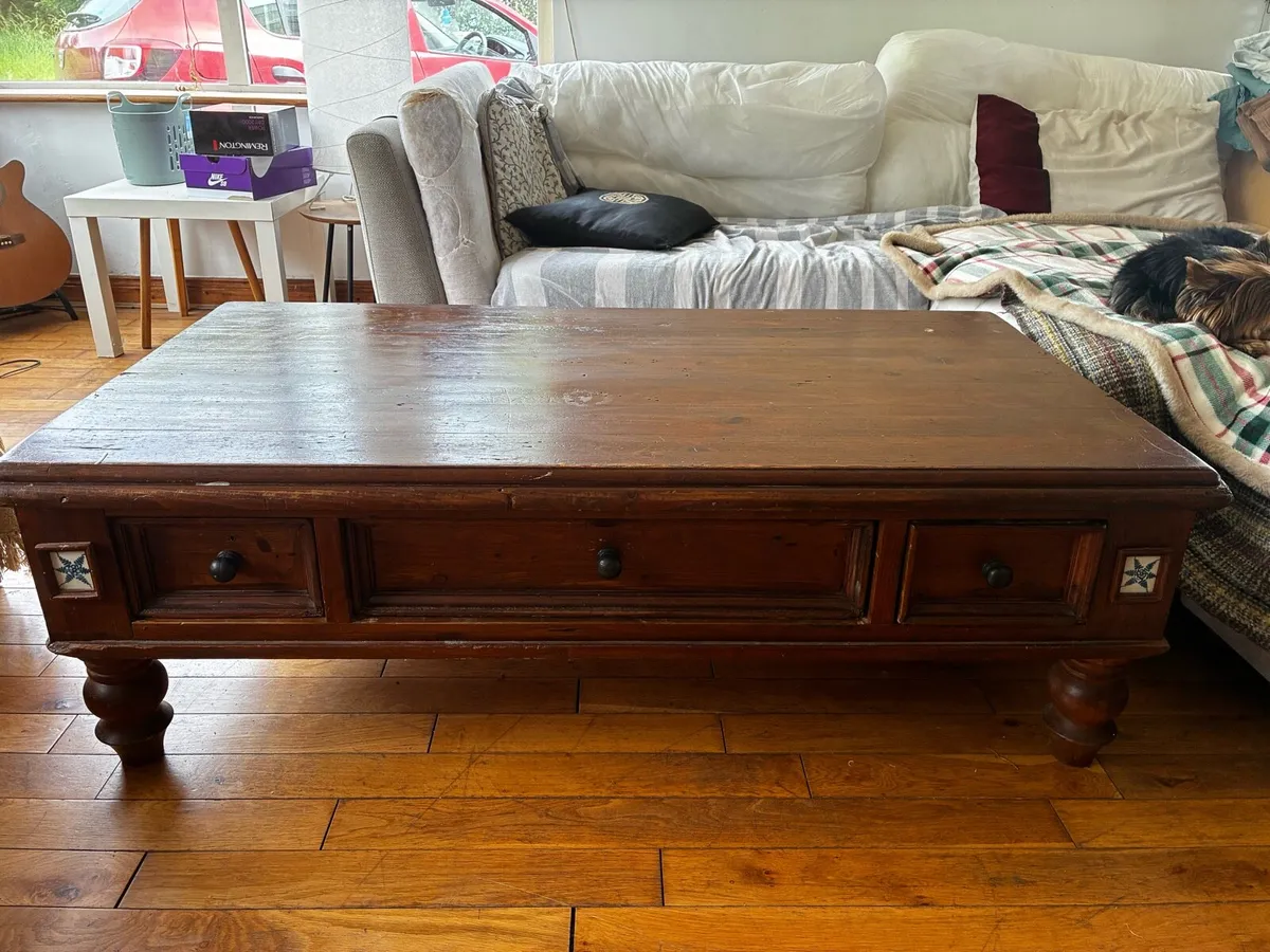Wooden coffee table - Image 2