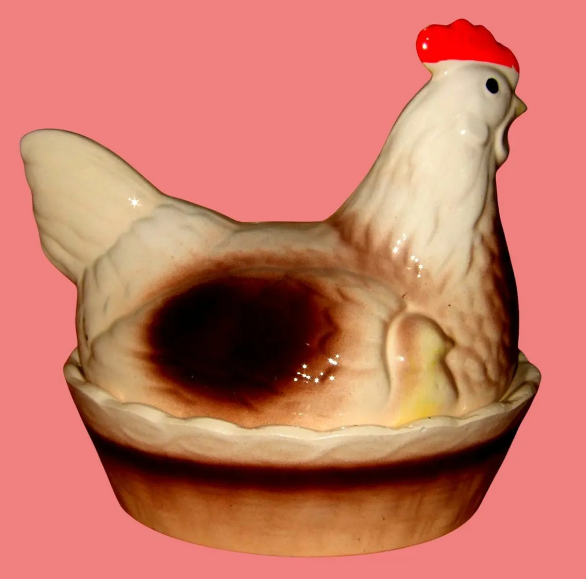 Vintage Ceramic Egg Pot - Image 2