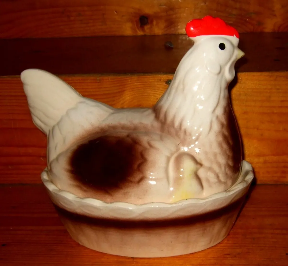 Vintage Ceramic Egg Pot - Image 3