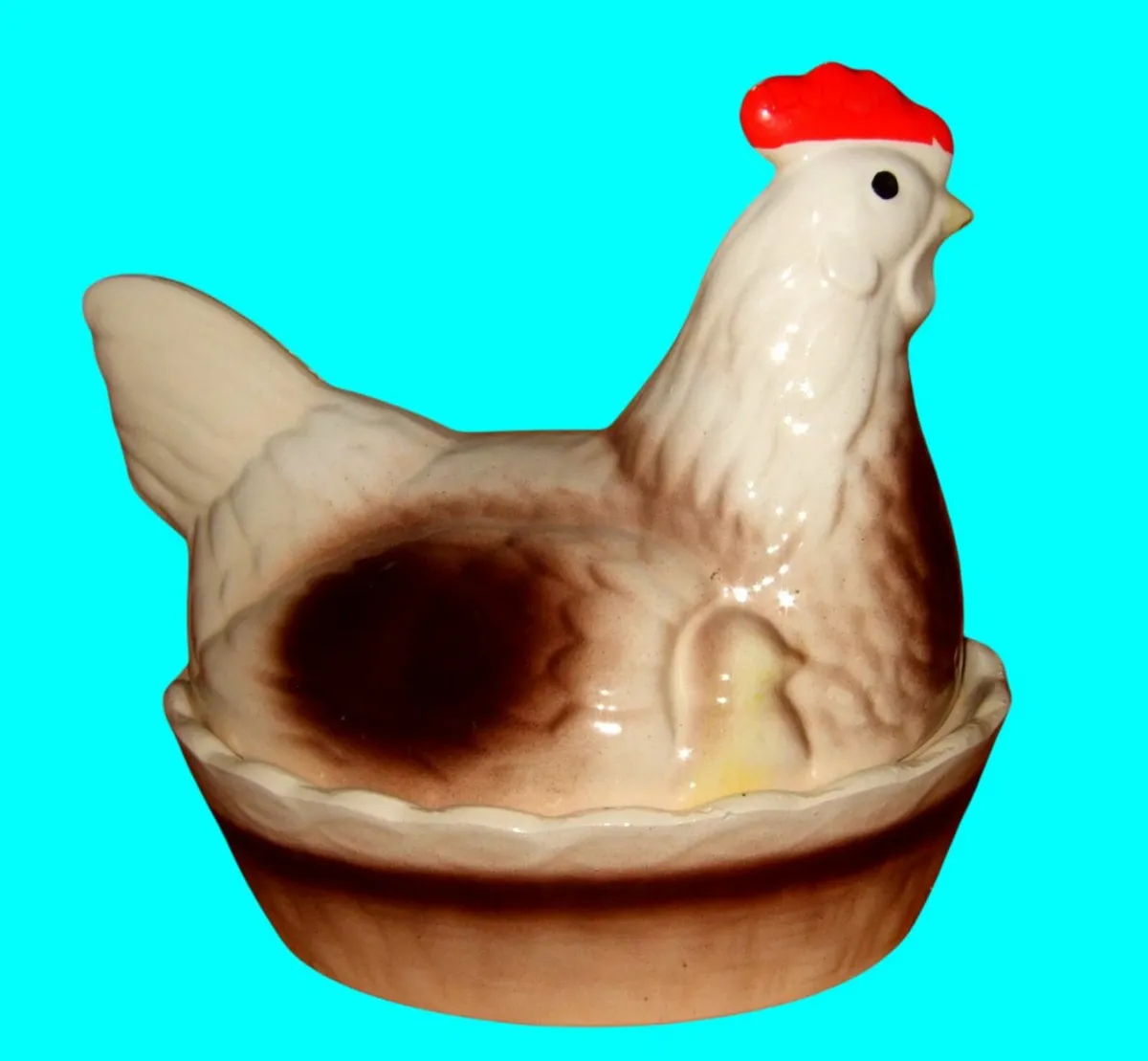 Vintage Ceramic Egg Pot - Image 4