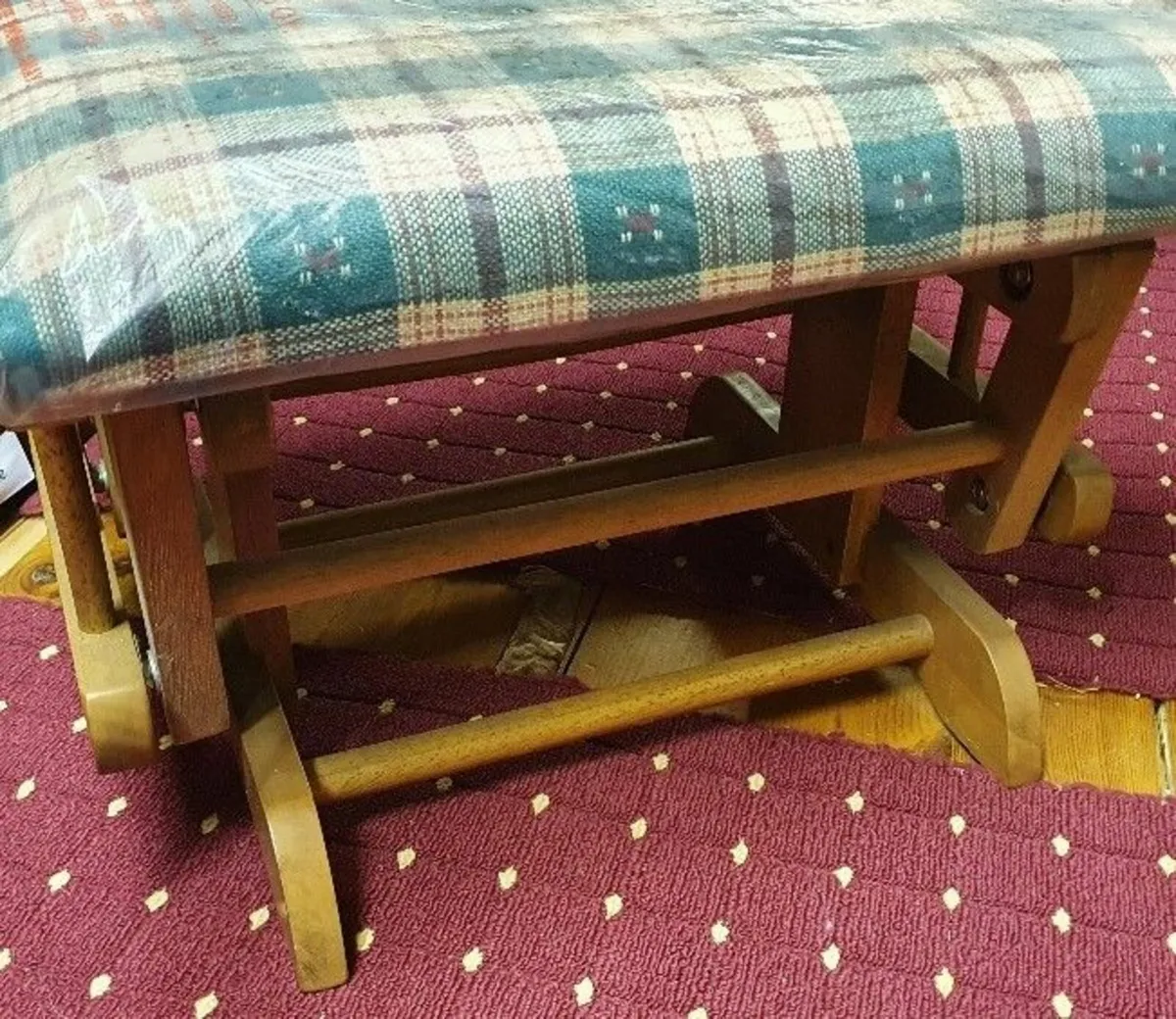 Rocking Glider Foot Stool - Image 4