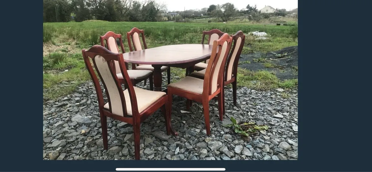 Table and chairs
