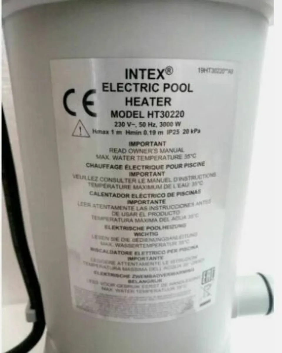 INTEX  Pool Water Heater. - Image 4