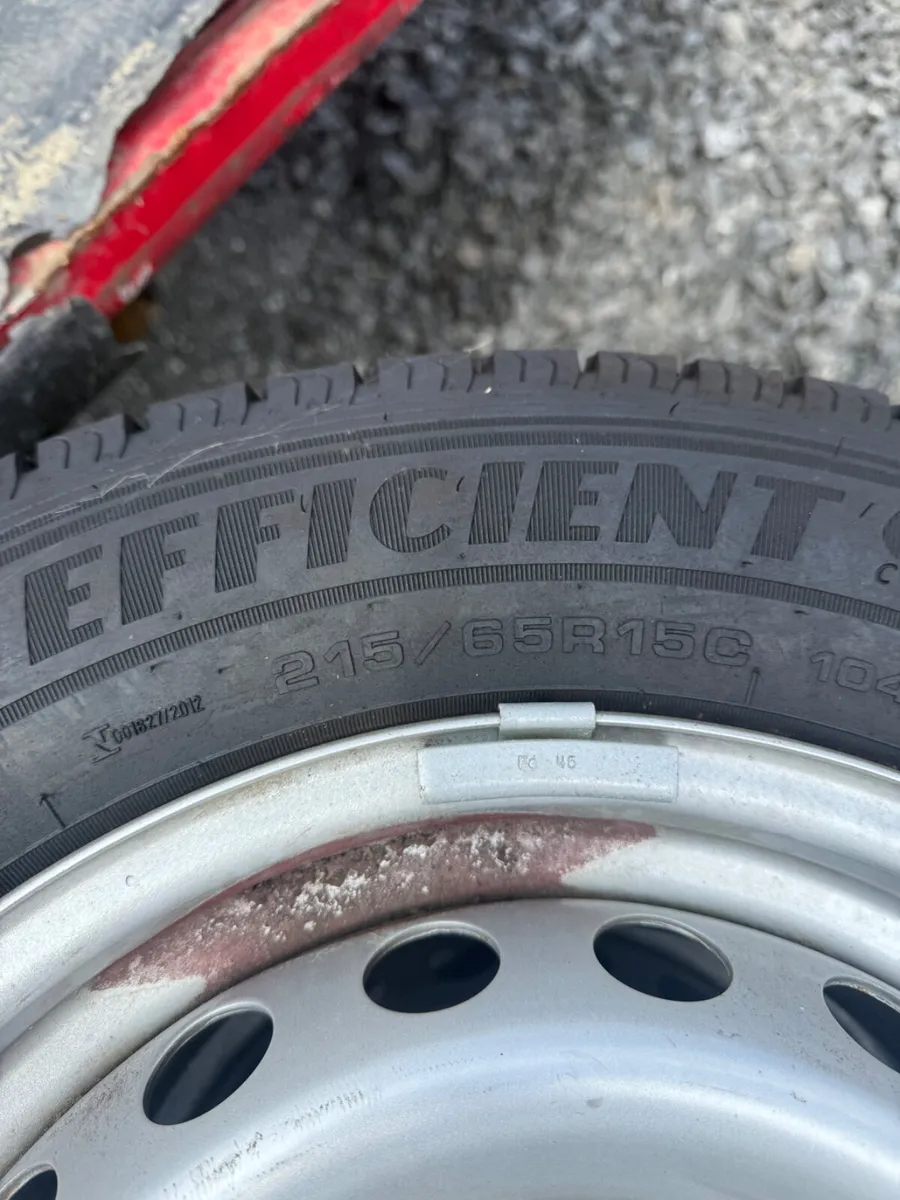 Ford Transit 2024 4 new rims and tyres - Image 3