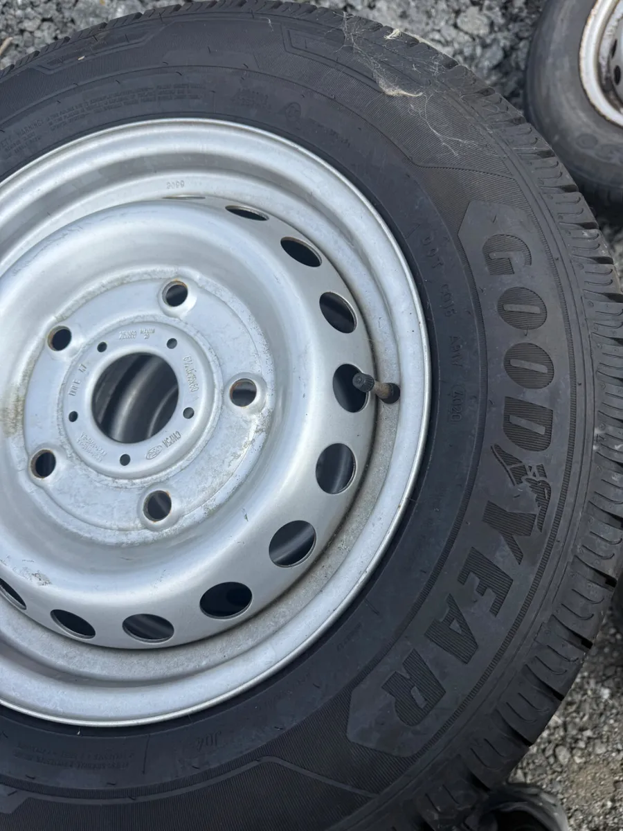 Ford Transit 2024 4 new rims and tyres - Image 2