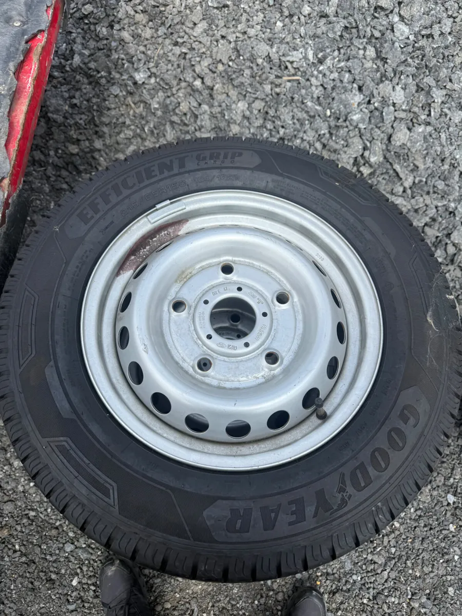 Ford Transit 2024 4 new rims and tyres - Image 1