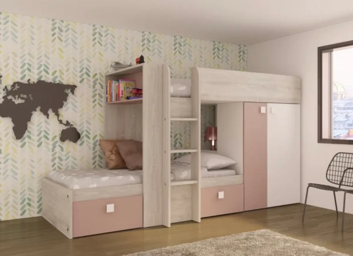 Children’s Bunkbeds with storage - Image 1