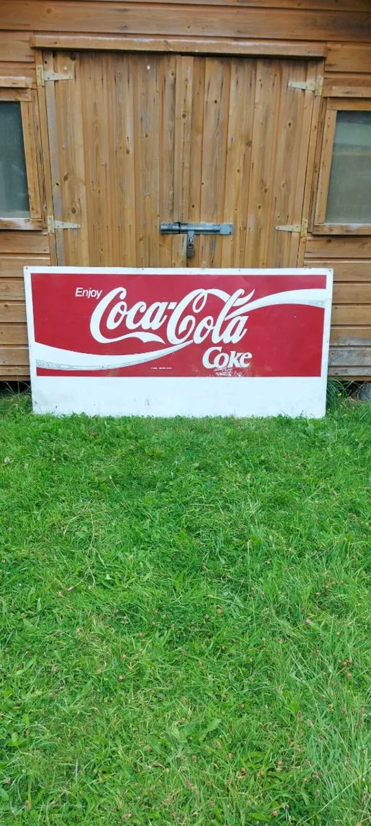 Vintage Coca-Cola  Sign. - Image 1