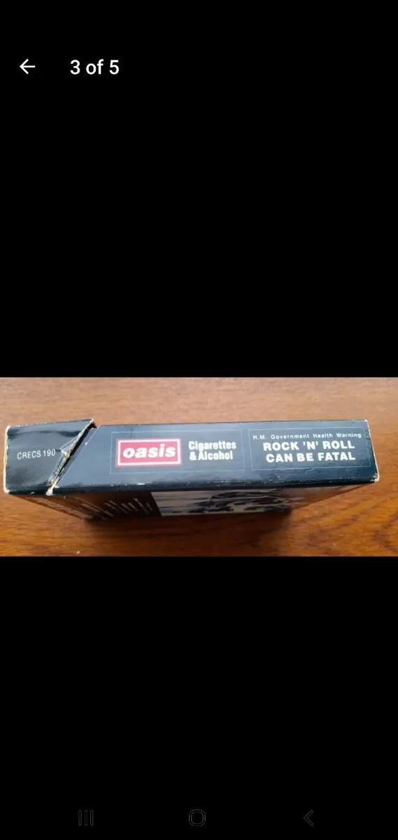 Oasis casette C&A RARE 1994 - Image 3