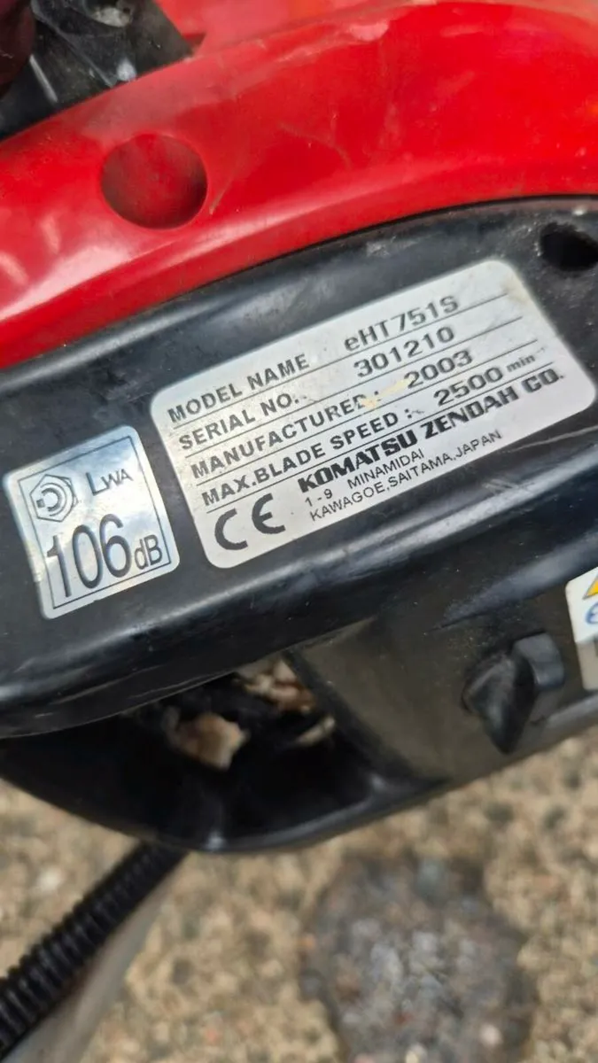 Komatsu petrol hedge trimmer cutter - Image 4
