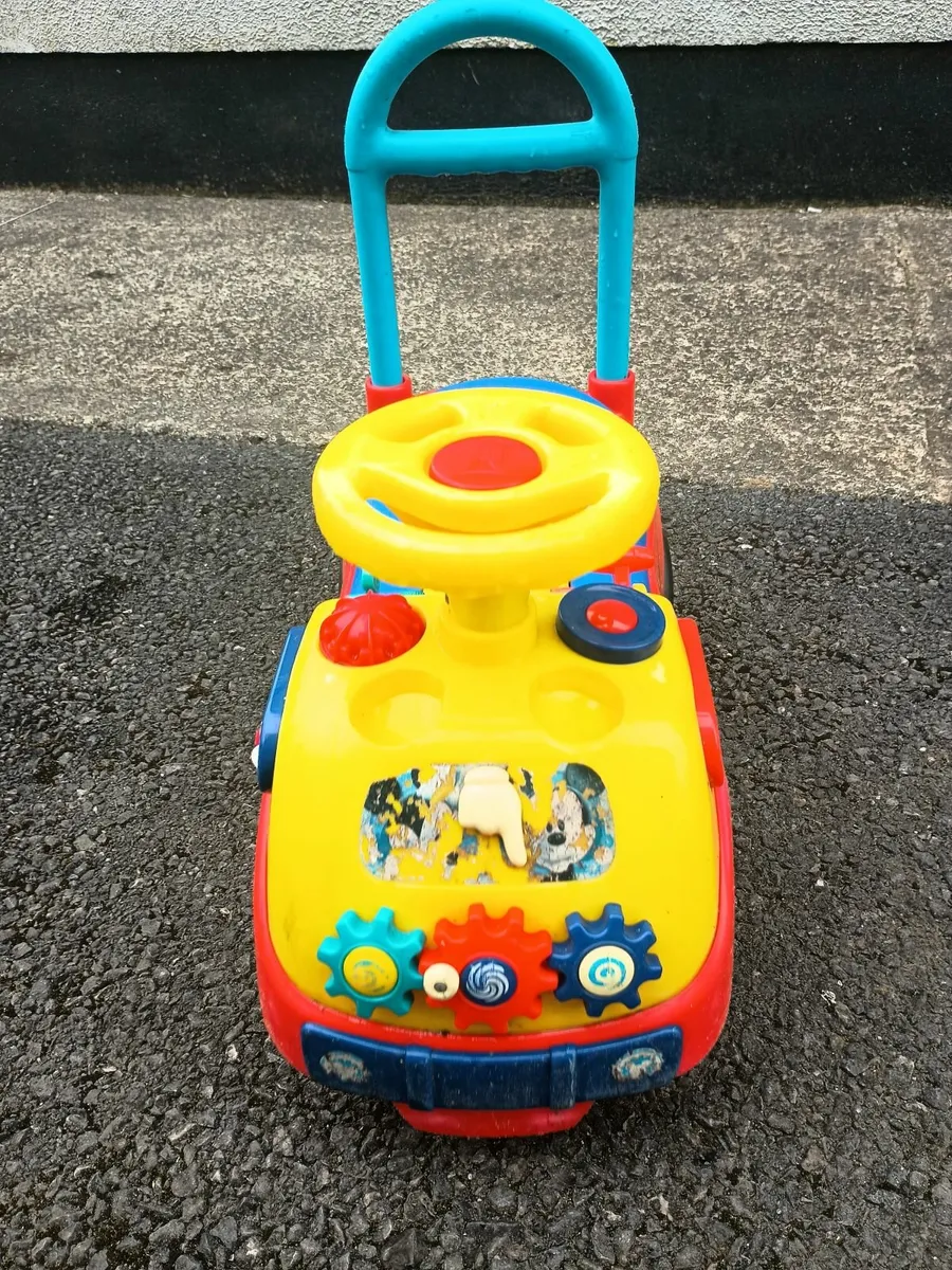 Babys Micky mouse vehicle - Image 3