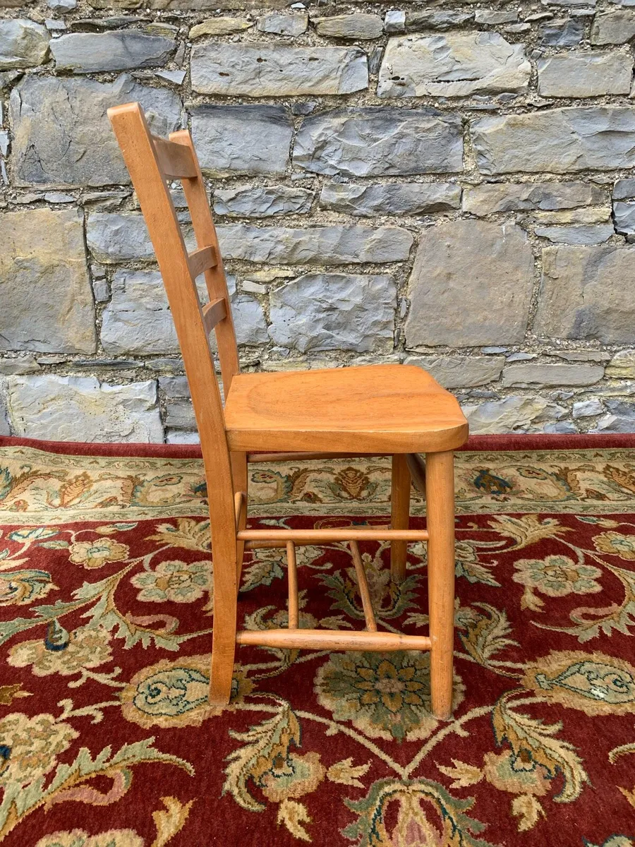 Vintage elm chairs. 12 available. - Image 3