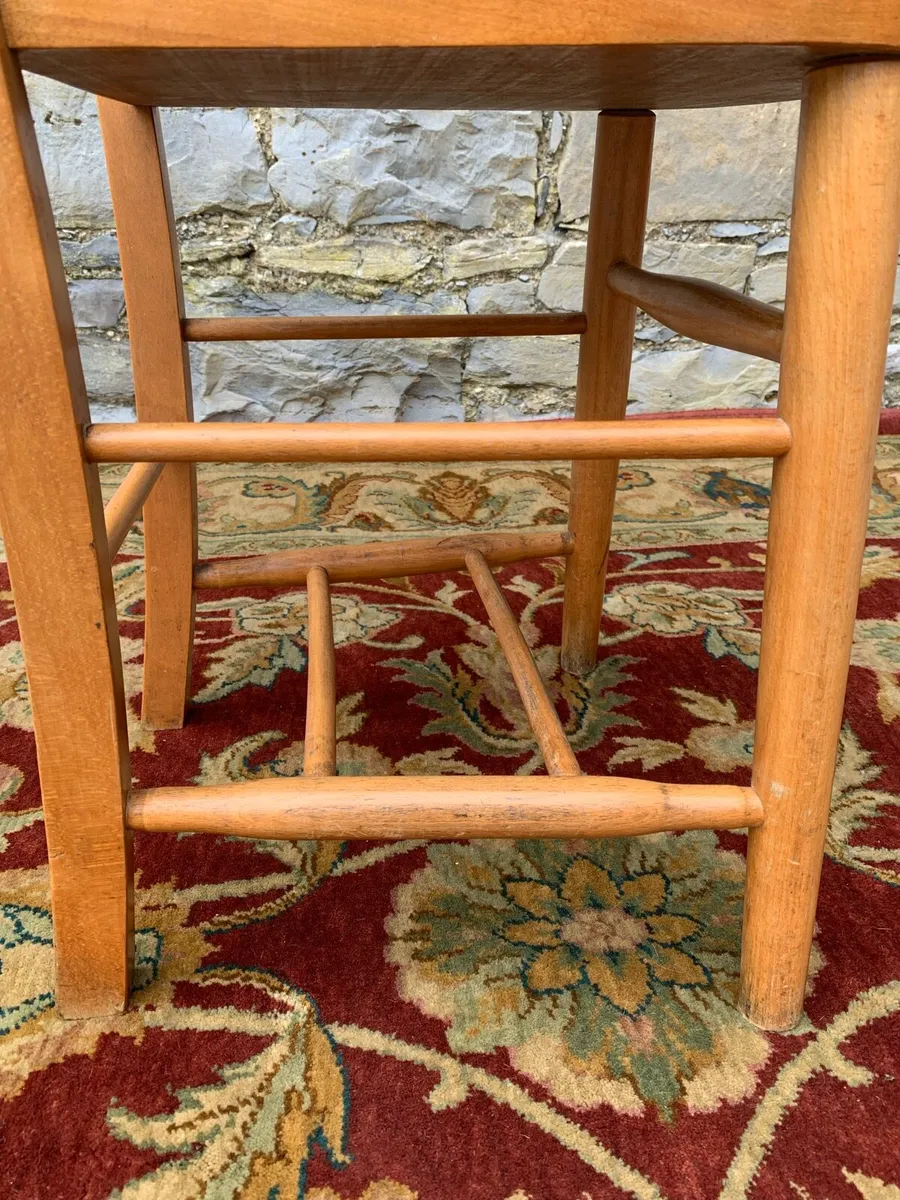 Vintage elm chairs. 12 available. - Image 4