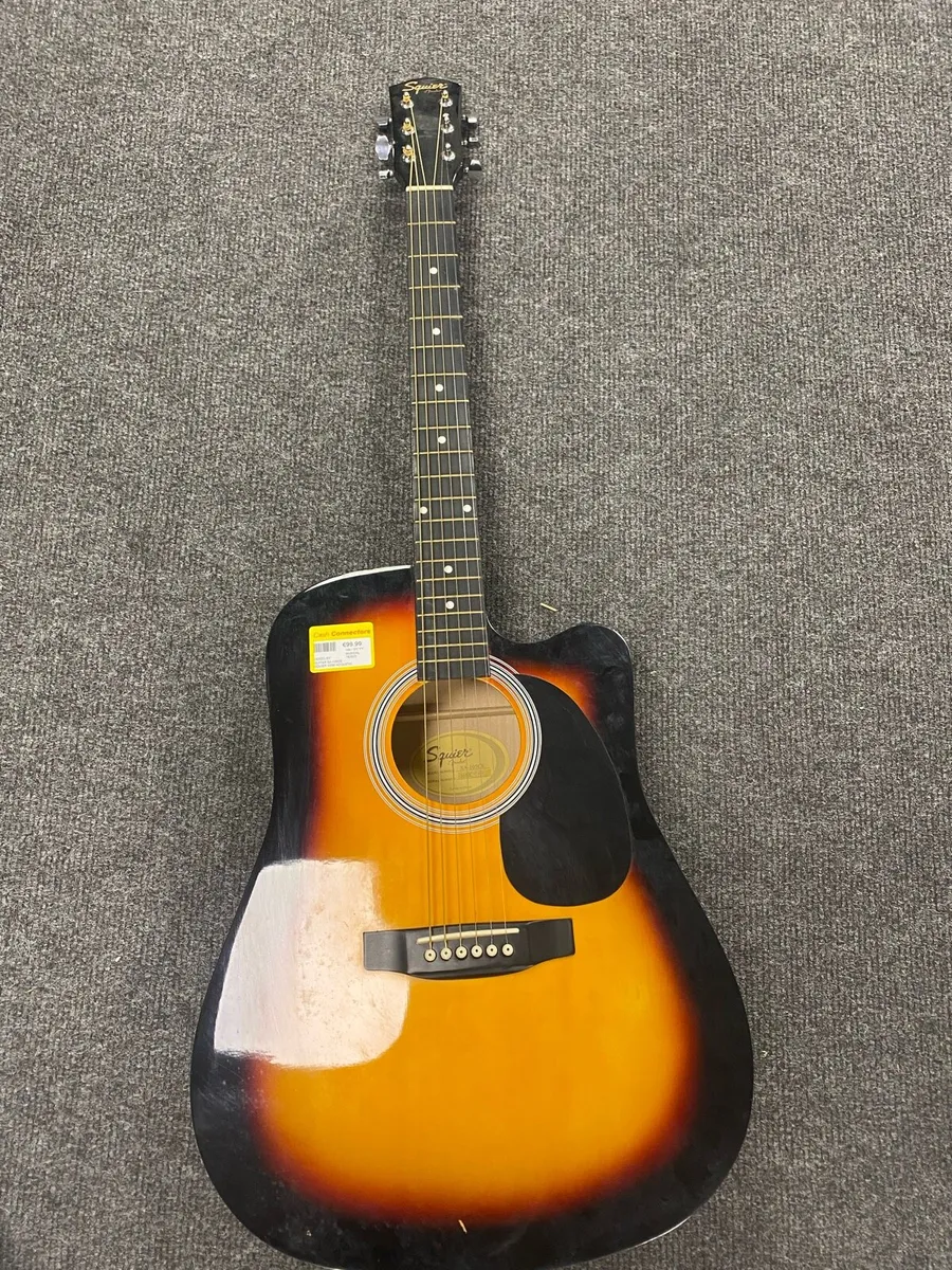 Squire SA-105CE Semi Acoustic Guitar - Image 1