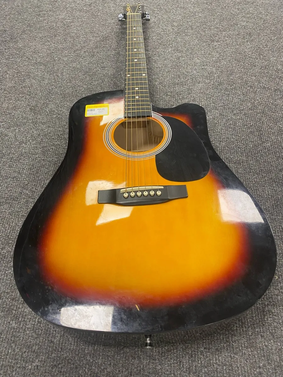 Squire SA-105CE Semi Acoustic Guitar - Image 2