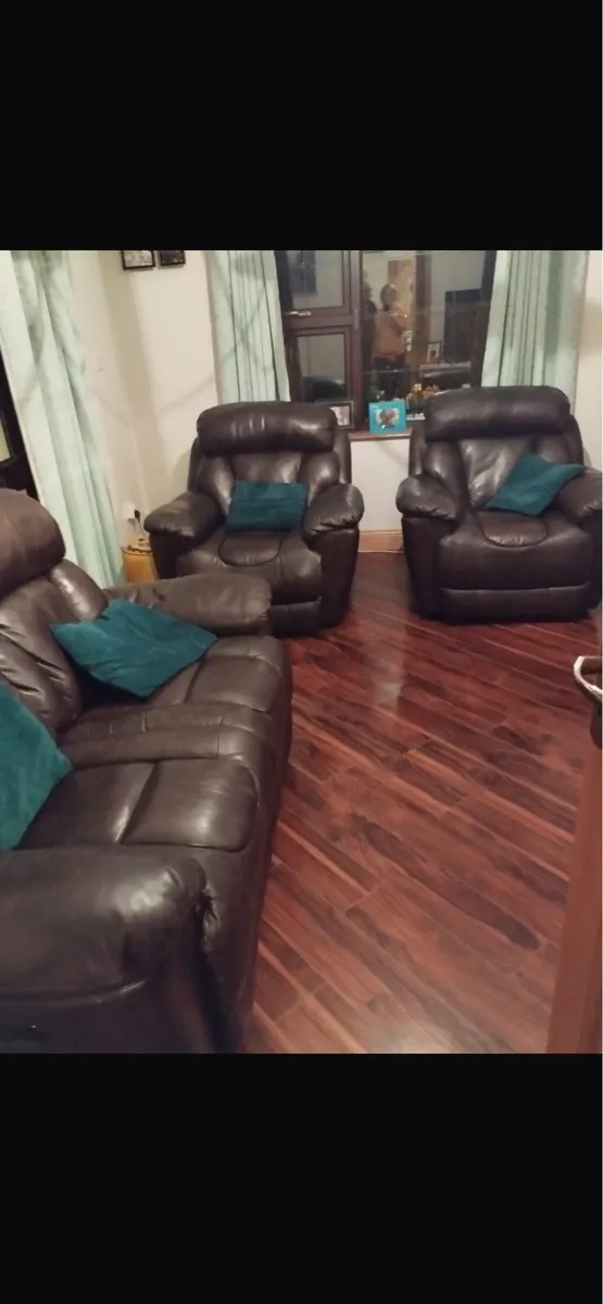 Leather couch
