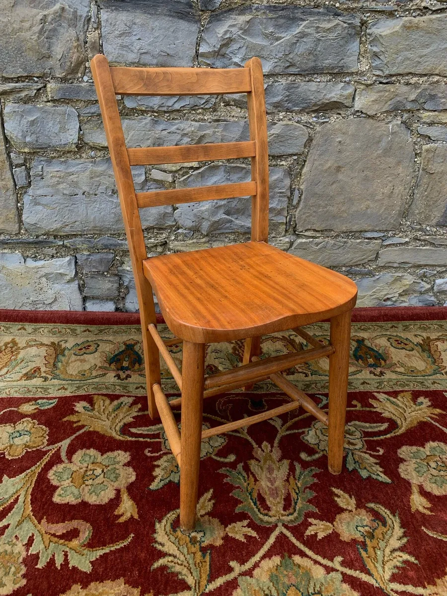 Vintage elm chairs. 12 available. - Image 1