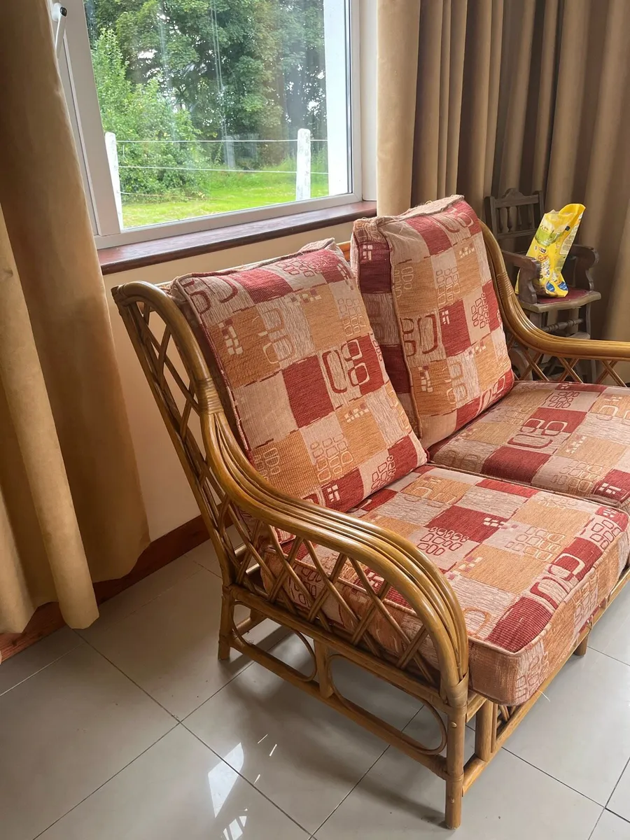 Wicker 2 seater - Image 1