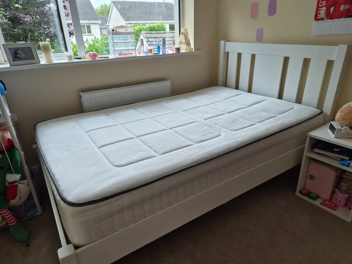 3/4 white bed - Image 2