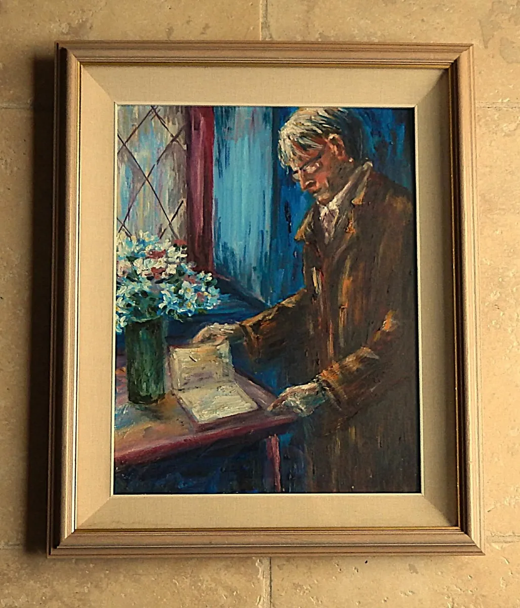 Large Oil Painting on Canvas Panel - Image 2