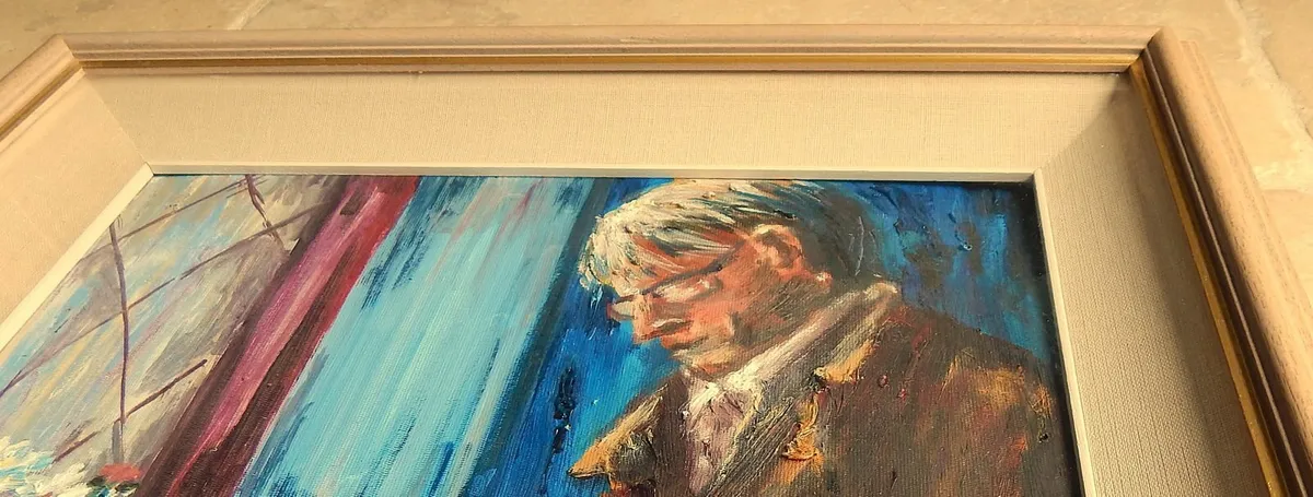 Large Oil Painting on Canvas Panel - Image 3