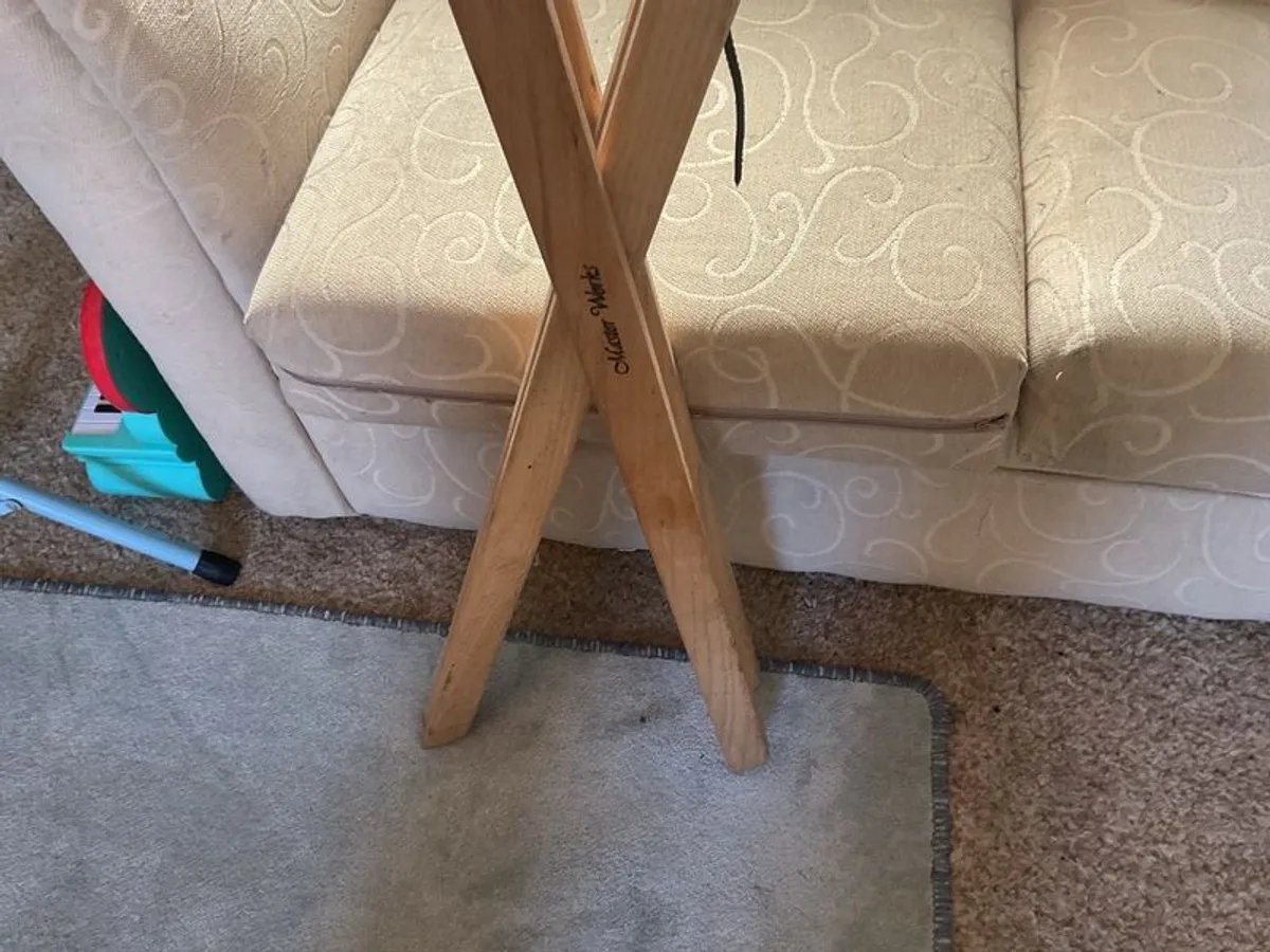 Master works Russell Cook hammered dulcimer with case and its own stand - Image 4