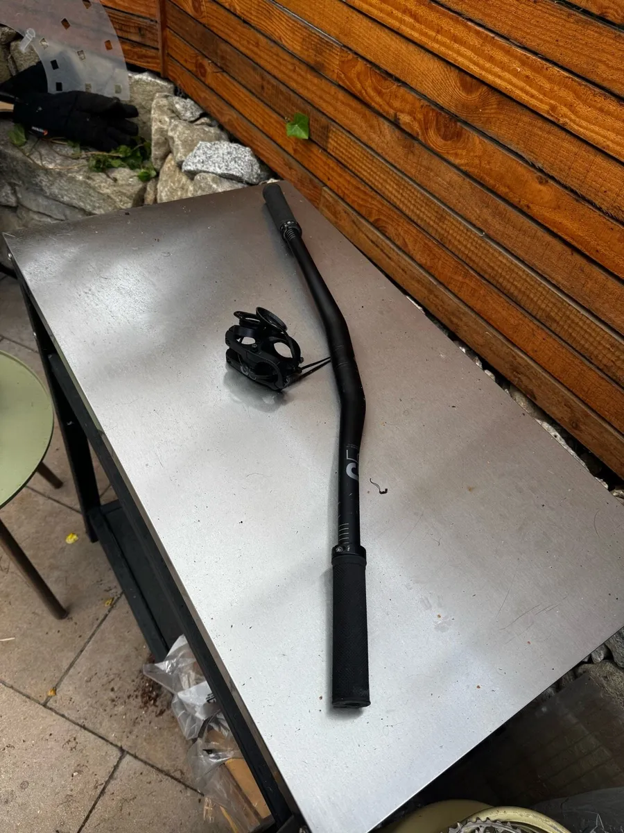 Handle Bars + Grips + Stem - Image 1