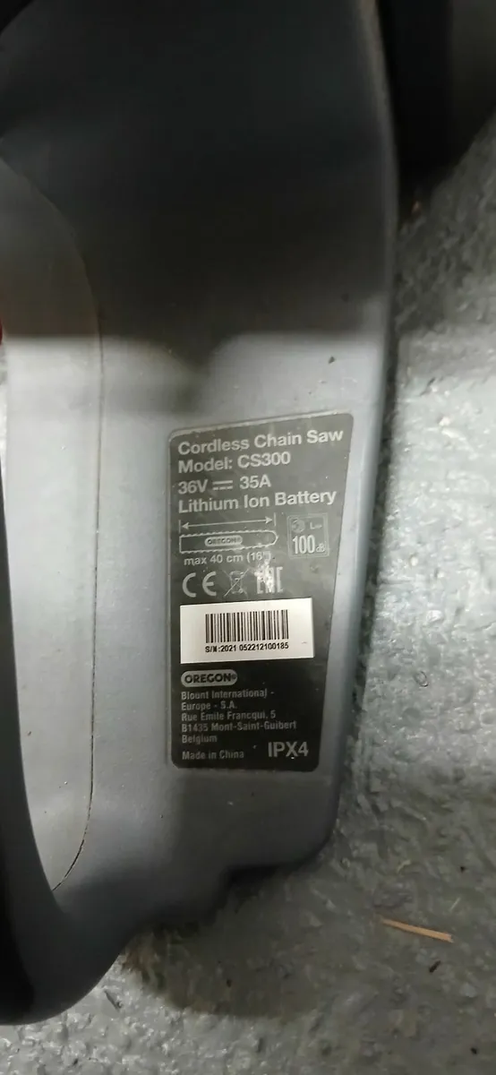 Oregan cordless chainsaw - Image 2