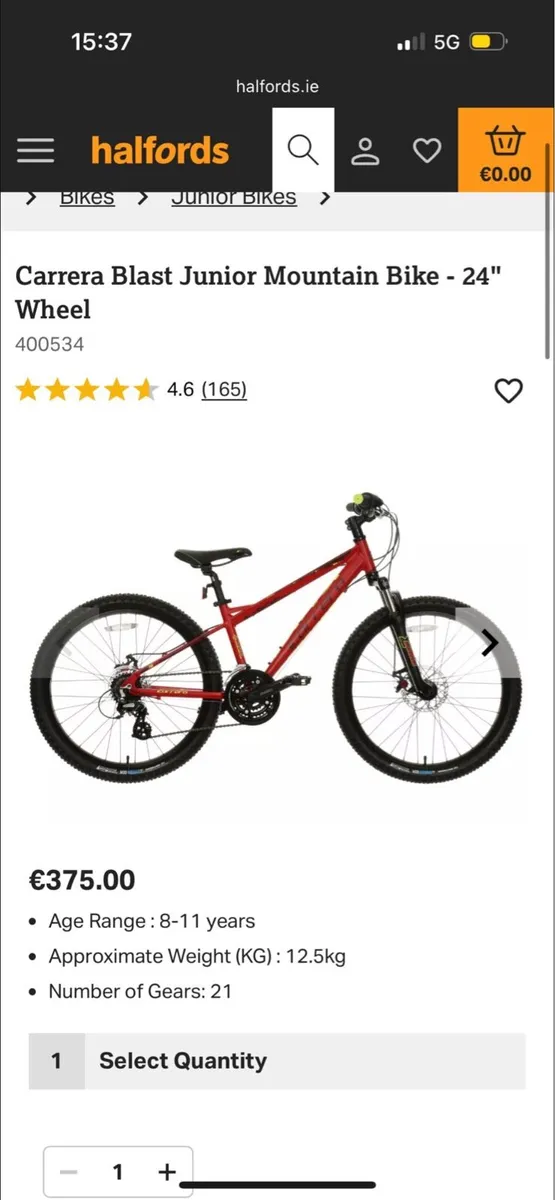 Carrera junior bicycle - Image 4