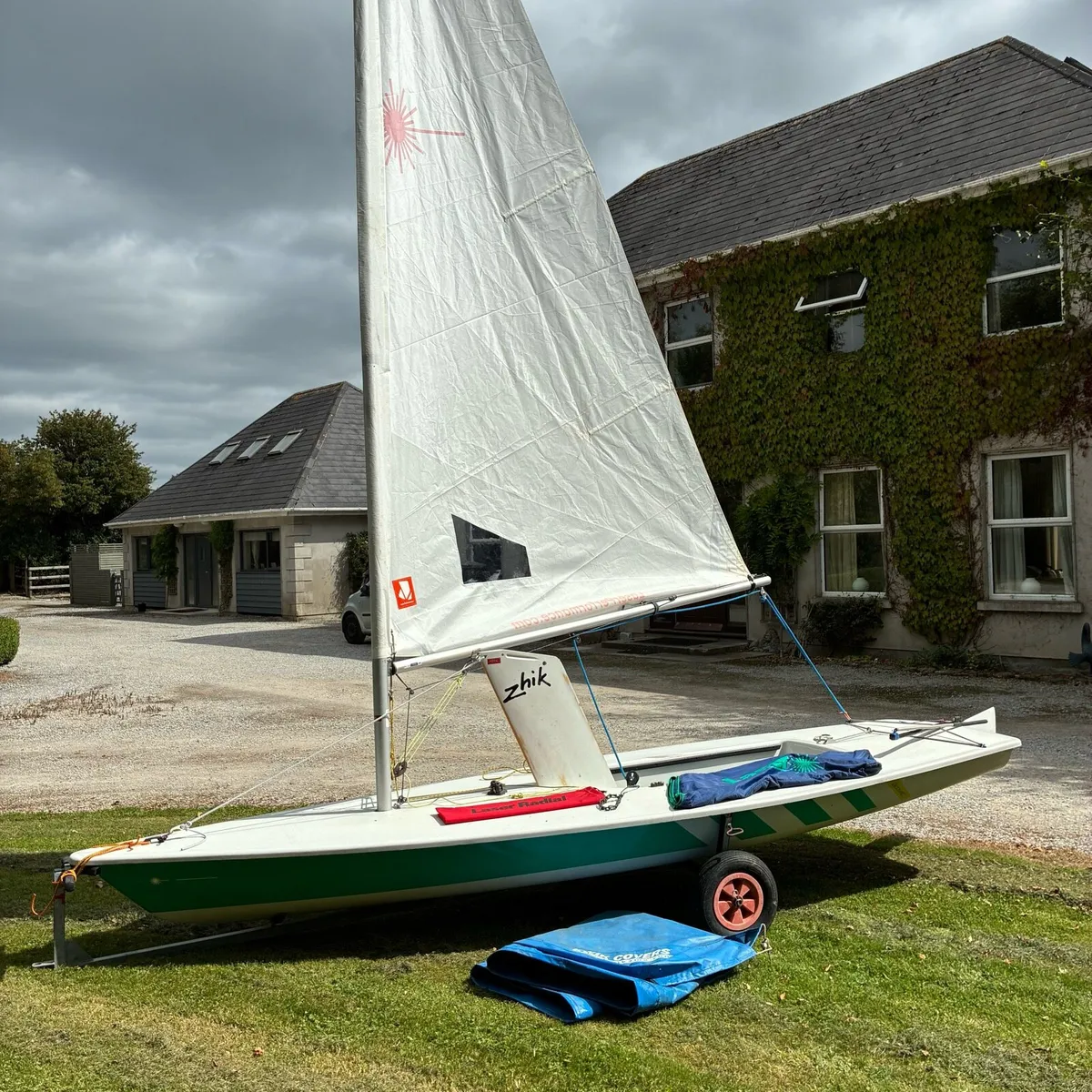 Laser Radial - ILCA6 with launching trolley - Image 1