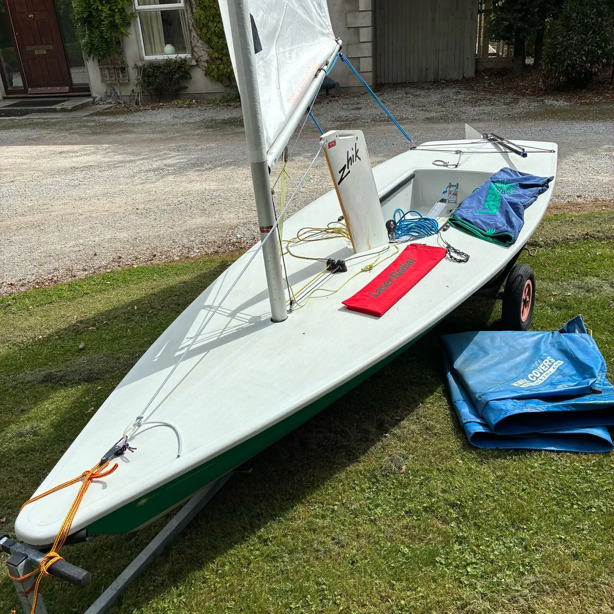 Laser Radial - ILCA6 with launching trolley - Image 2