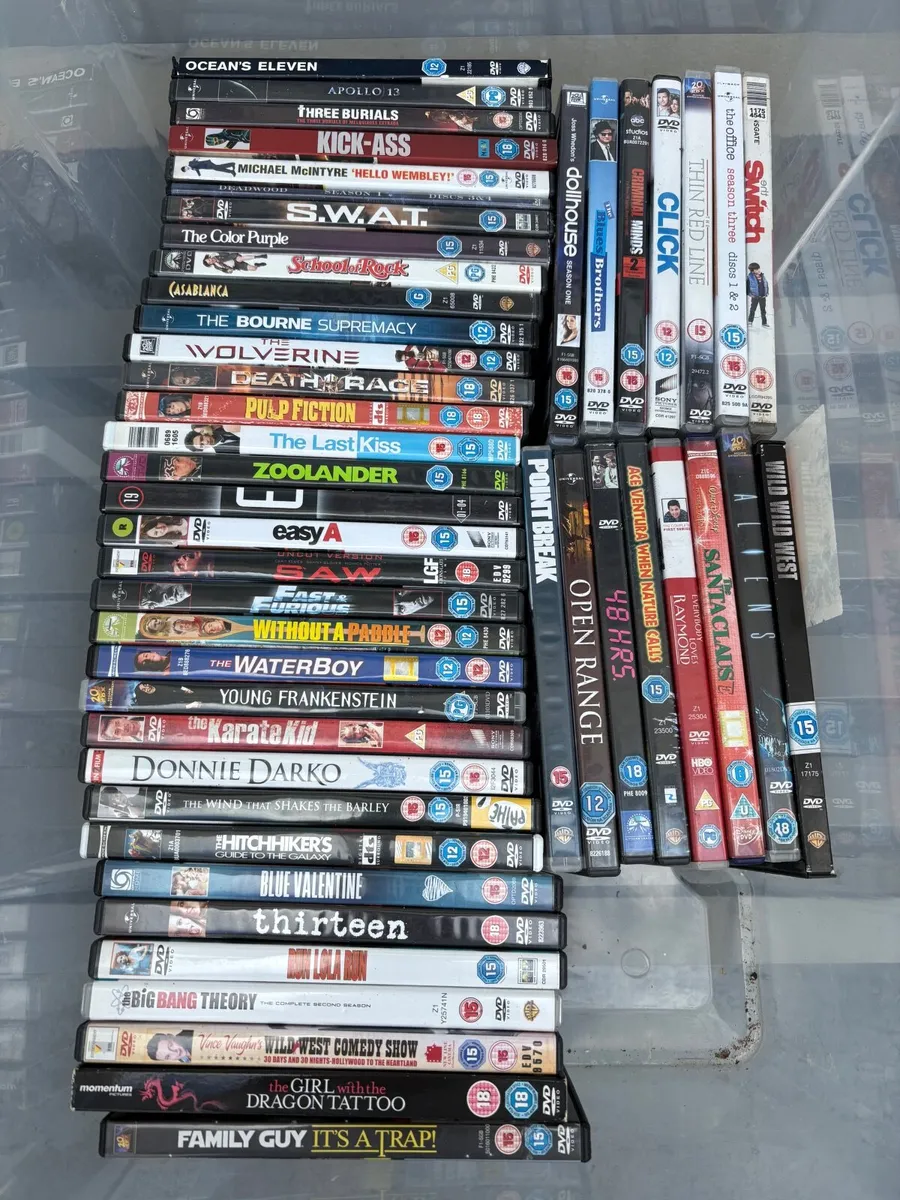 Wide selection of DVDs - Image 1