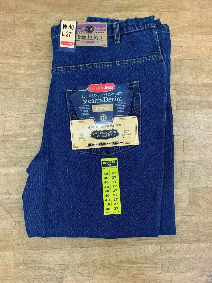 Men's Basic Jeans Casual Work Heavy Straight Leg R - Image 1