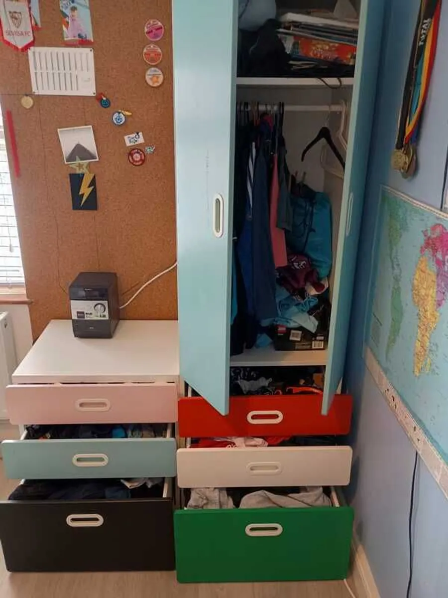 Ikea Wardrobe and Drawers: Stuva - Image 2