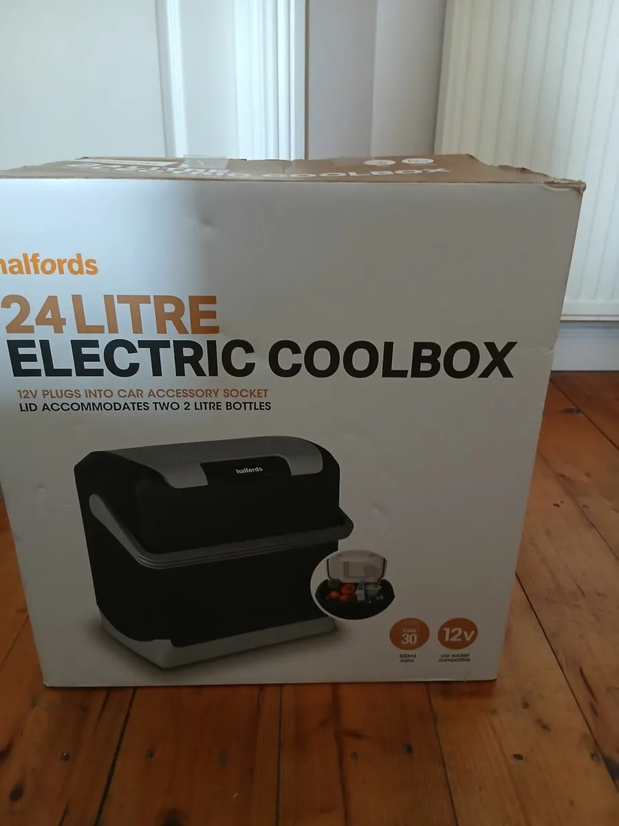 Electric Coolbox 24litres with mains adaptor - Image 1