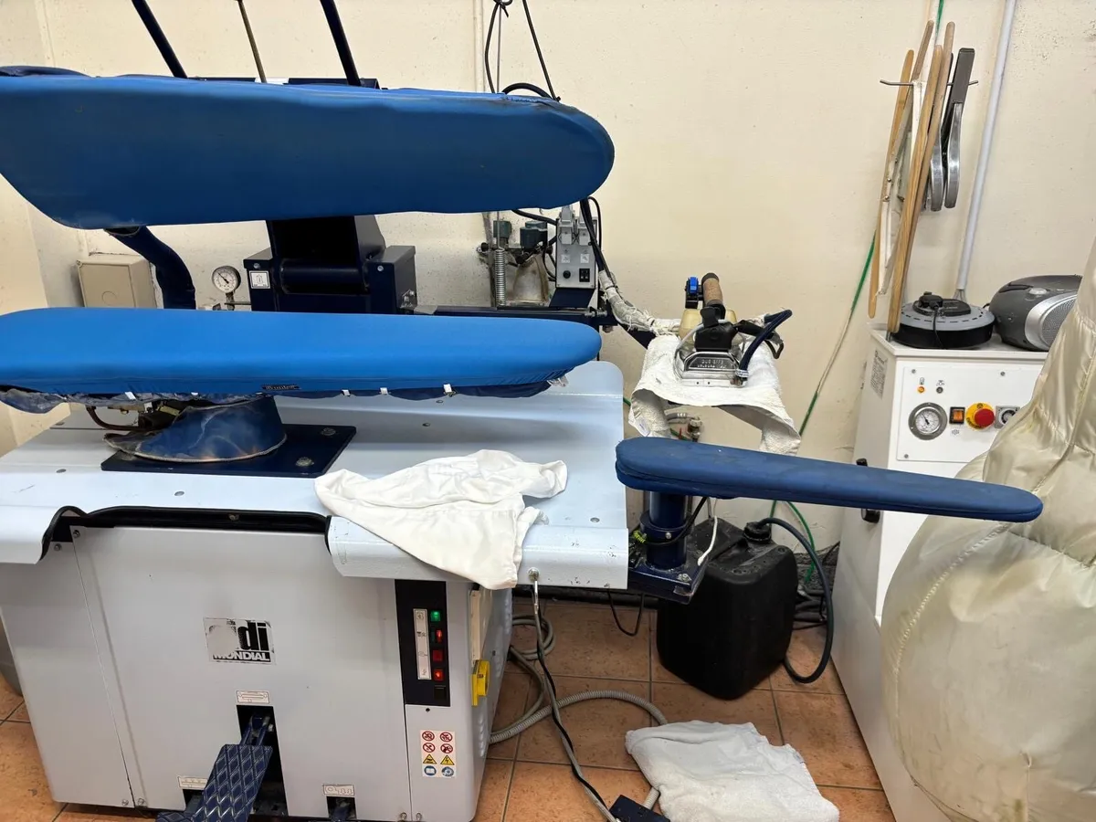 Commercial Laundry Steam Press