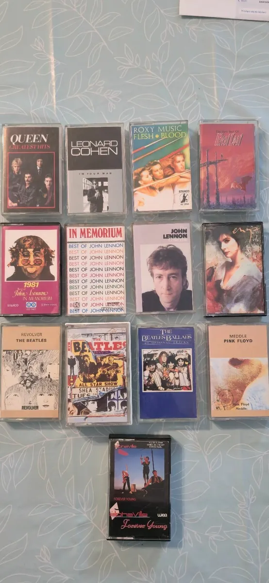 MEGA RARE MUSIC CASETTE PINK FLOYD ALPHAVILLE - Image 1