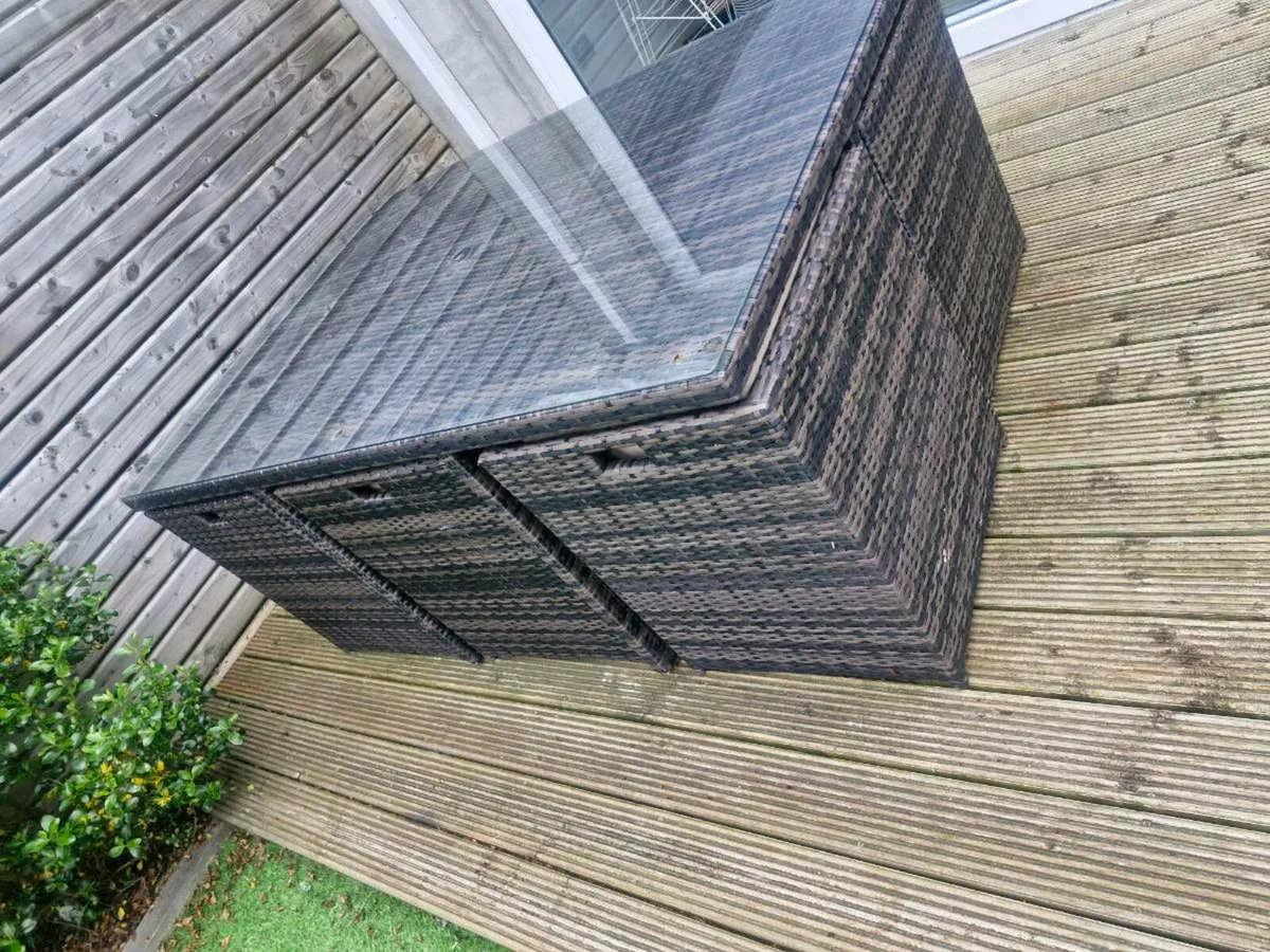 Rattan 6 seater cube Garden Furniture - Image 2