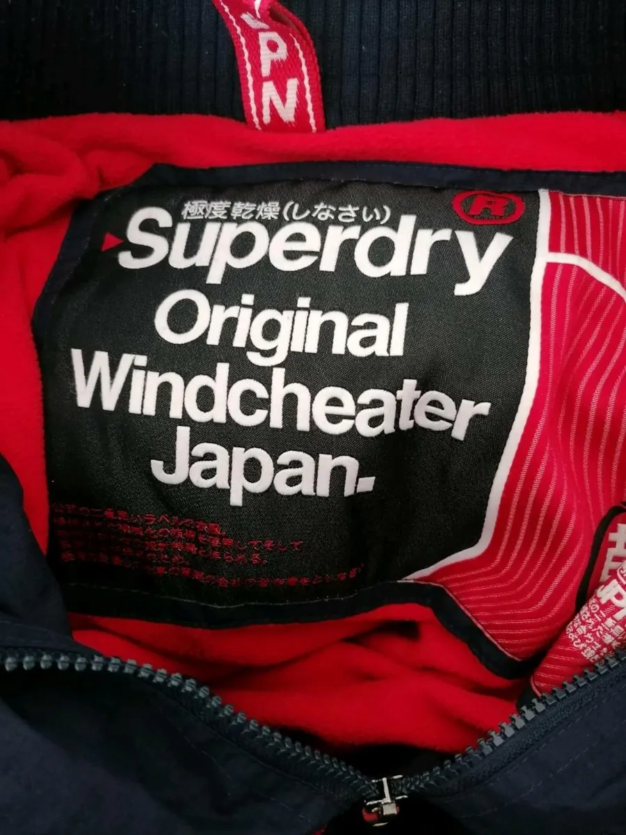 Lovely superdry navy jacket - Image 2