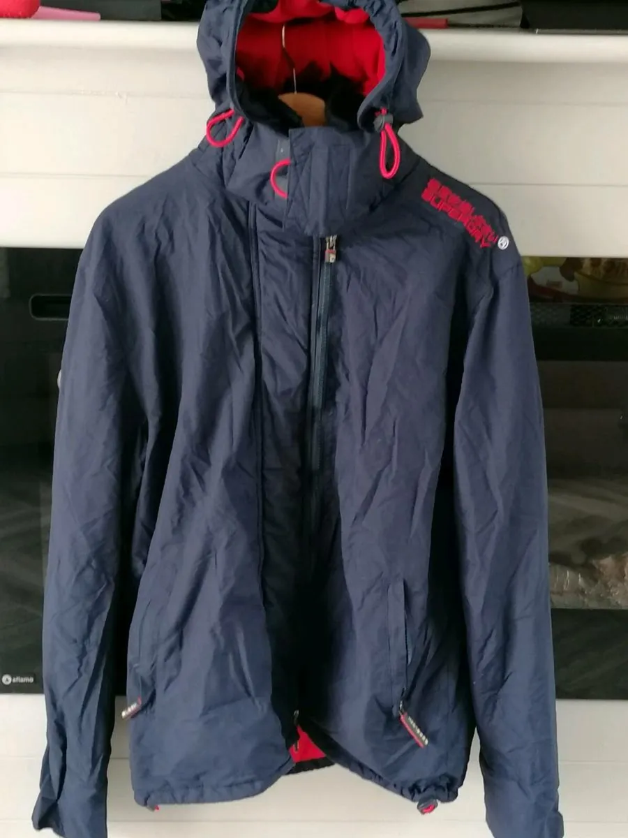 Lovely superdry navy jacket - Image 3