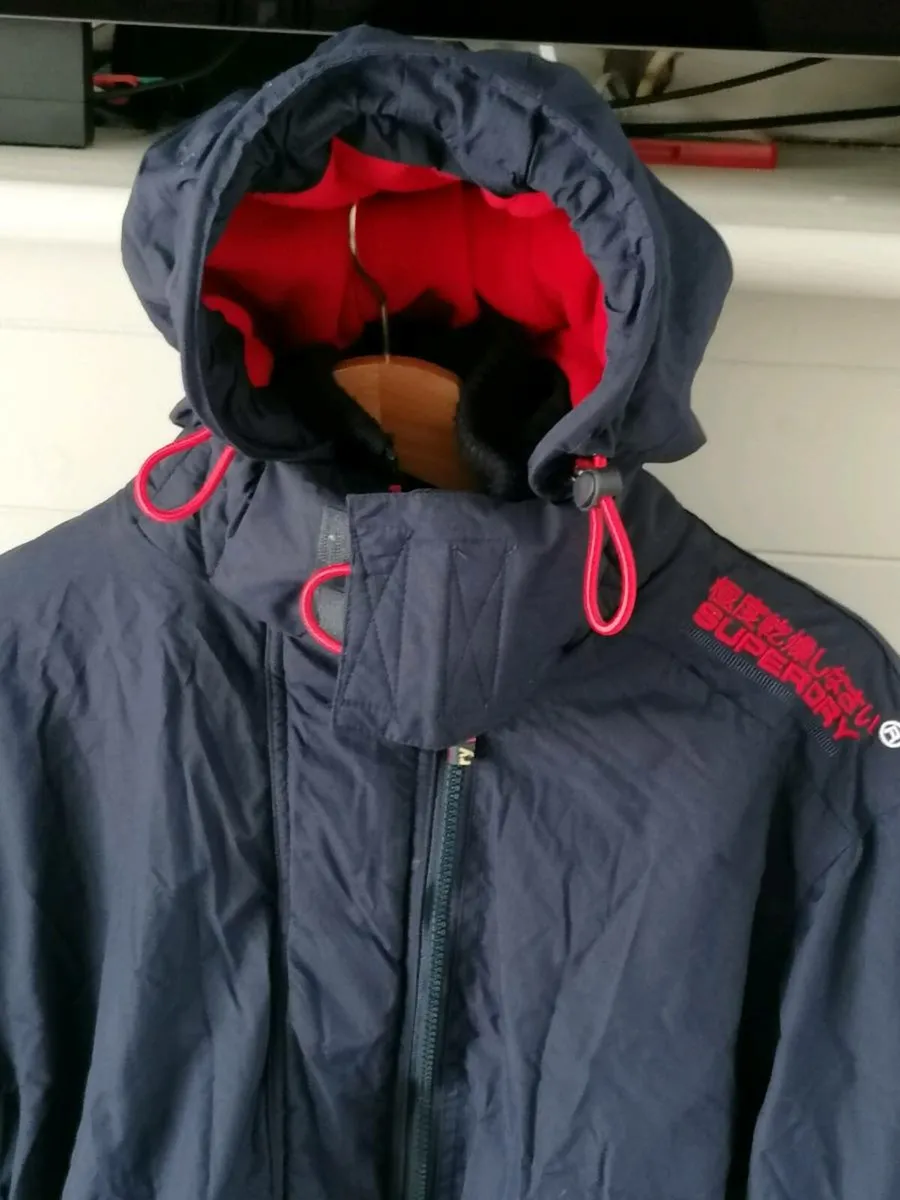 Lovely superdry navy jacket - Image 1