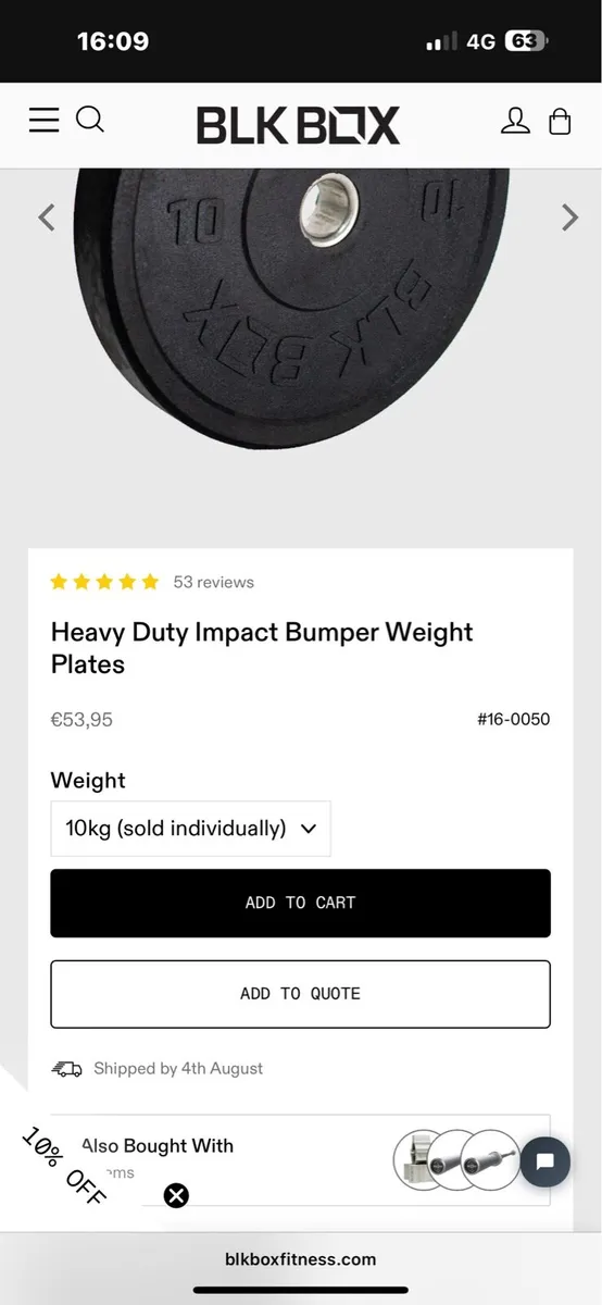 BLK BOX OLYMPIC PLATES AND 30KG HEX SHRUG BAR!! - Image 2