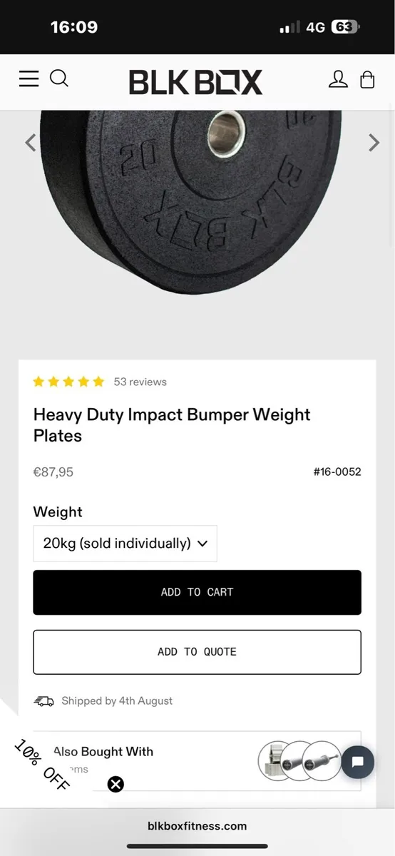 BLK BOX OLYMPIC PLATES AND 30KG HEX SHRUG BAR!! - Image 4