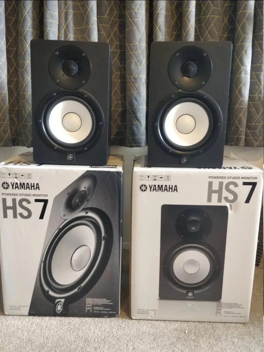 Yamaha HS7 Studio Monitors (pair) - Image 1