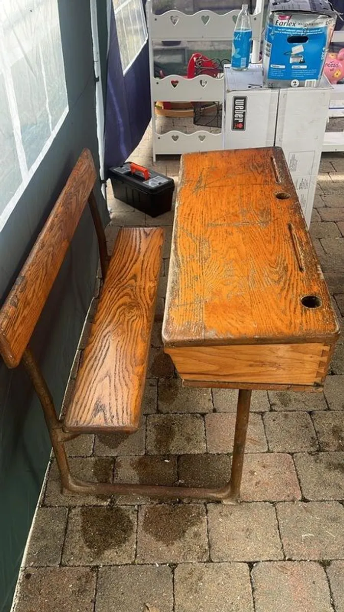 Old School Desk - Image 1
