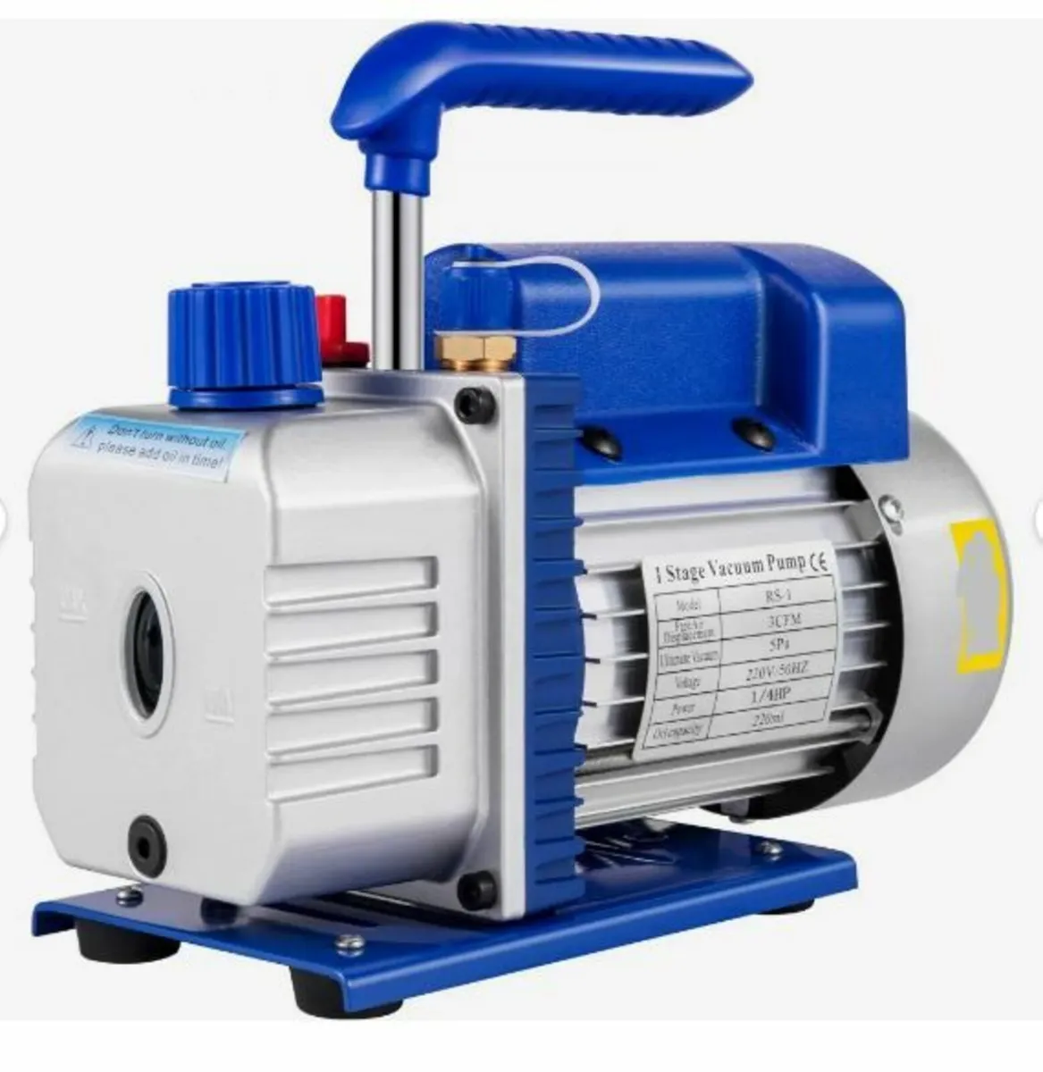 3CFM 1/4HP Refrigerant Rotary Vane - Image 1
