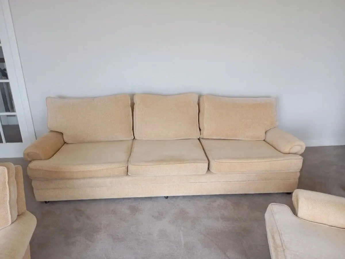 3 seater couch & armchairs free - Image 1