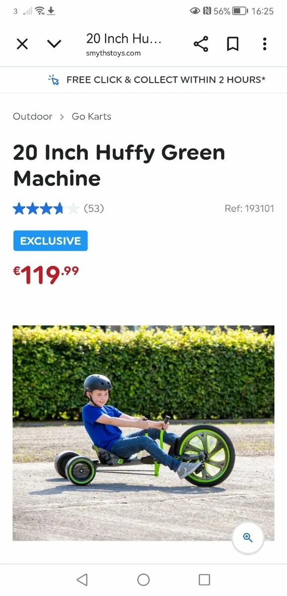 Kids Huffy Machine 20inch - Image 2