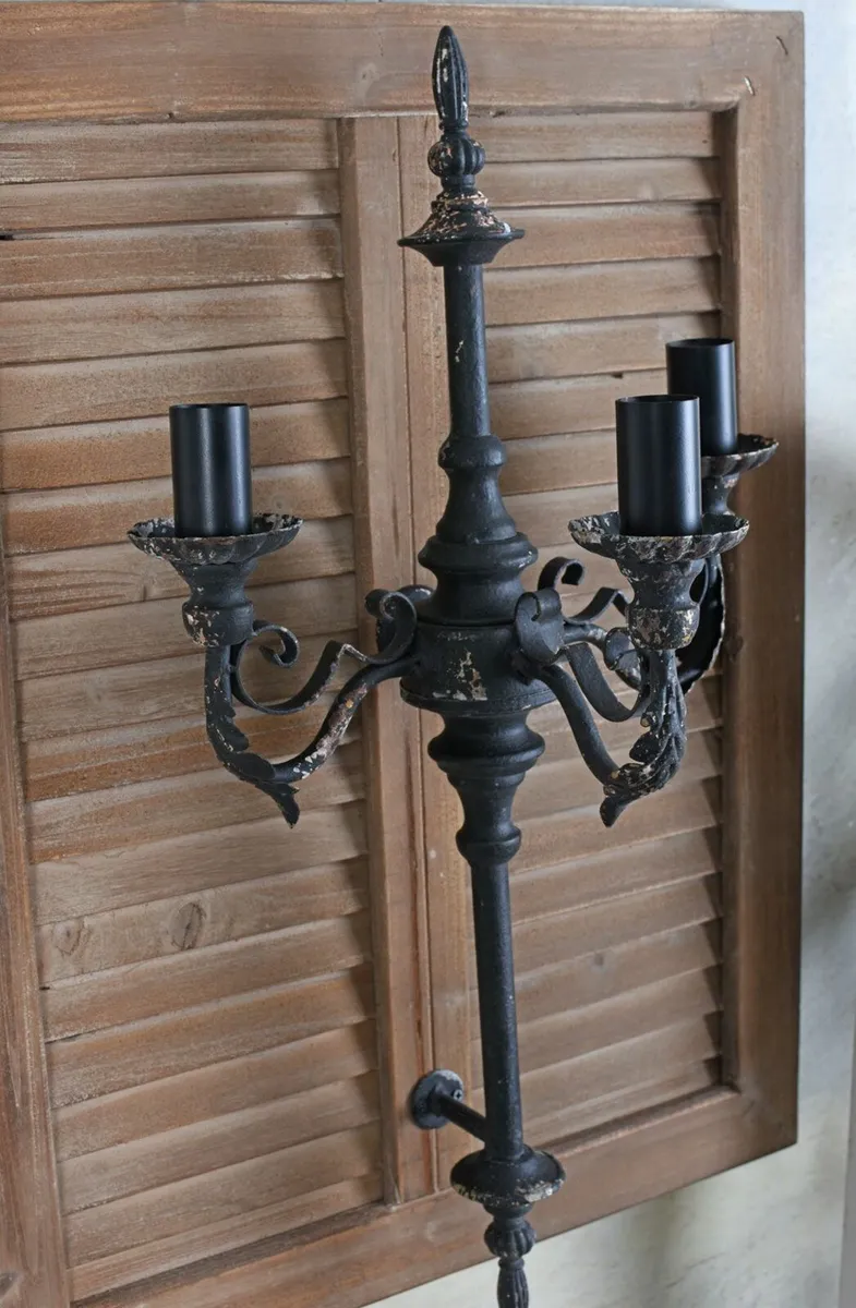Rustic Wall Lamp Vintage Country House Style, 3-Li - Image 3