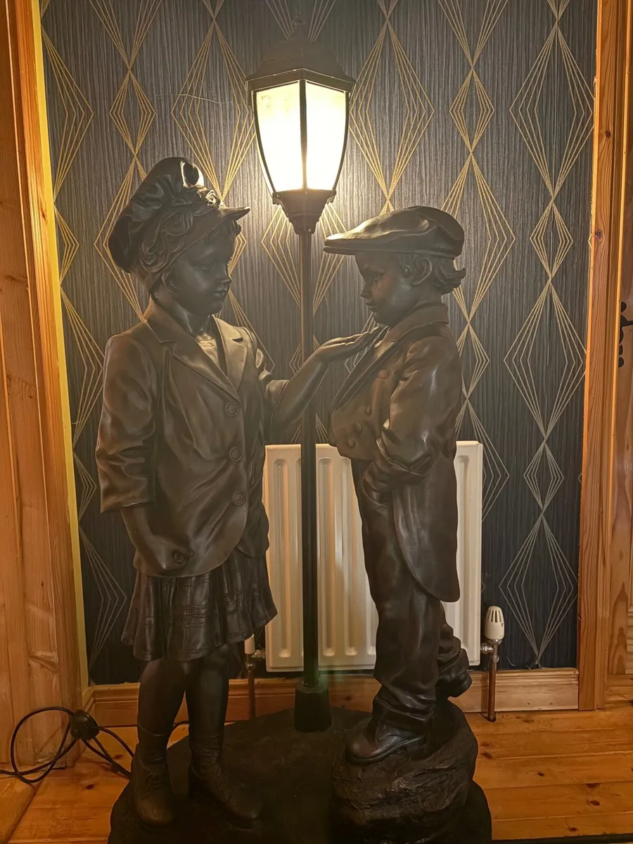 Nostalgic Victoriana -Inspired Standing Lamp - Image 1